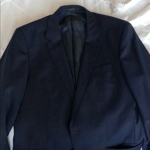 Full BOSS huge/genius trim fit suit, navy blue,40R